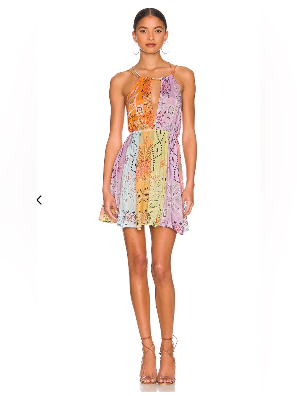 Sundress bandana print dress
